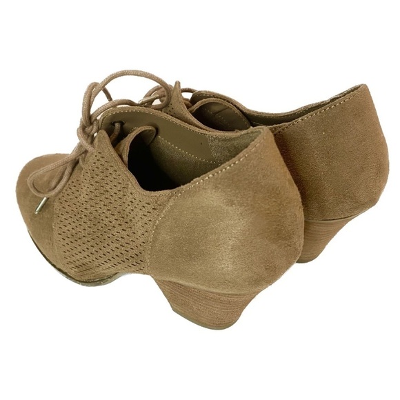 NWOT—Dr. Scholl’s Camel Colored Short Shaft Shooties with Lacing Size 6 - Picture 3 of 10